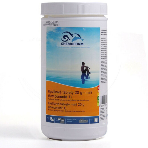 Aquablanc Kyslíkové tablety - mini tabs 20g (komponenta 1) 1kg