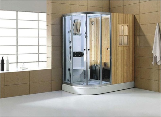 Kombi sauna-sprchový kout WS-180100