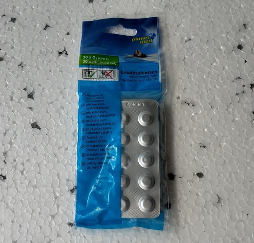 Náhradní tablety do testeru pH/O2